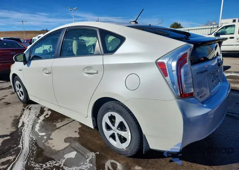 2012 Toyota Prius z USA, uszkodzony, nr VIN JTDKN3DU9C5488185